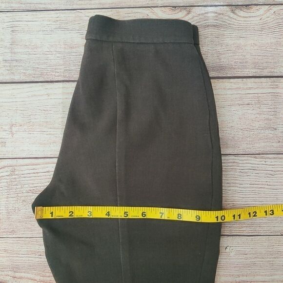 Halogen slim leg zip hem ankle pants charcoal gray sz 4P - Picture 11 of 14